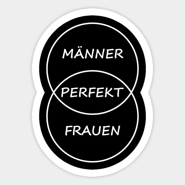 Männer und Frauen Sticker by gulden